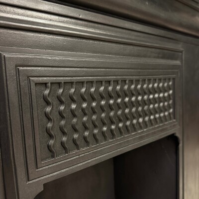Antique Cast Iron Combination Fireplace