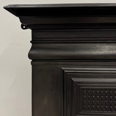 Antique Cast Iron Combination Fireplace