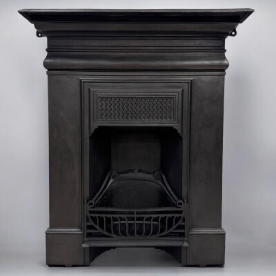 Antique Cast Iron Combination Fireplace