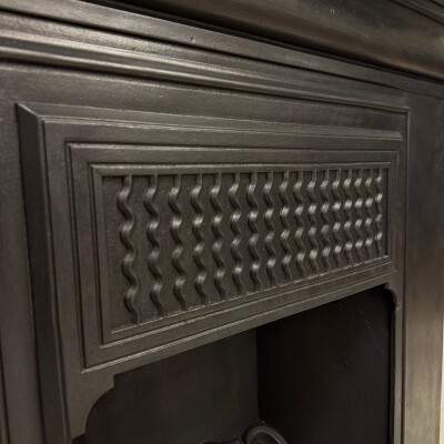 Antique Cast Iron Combination Fireplace