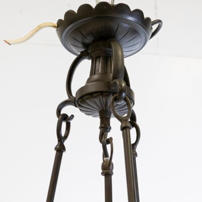 Large Reclaimed Black Pendant Lantern | Charles Edwards