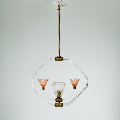 Art Deco Murano Light by Ercole Barovier