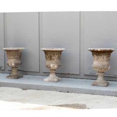 Antique Stone Urns | 3 Available