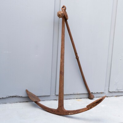 Very Large 18th Century Iron Ships Anchor
