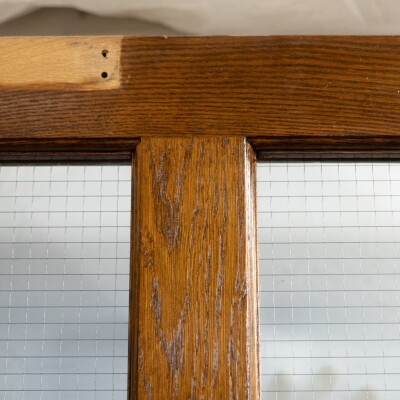 Glazed Oak Door Reclaimed from Mercers' Hall London