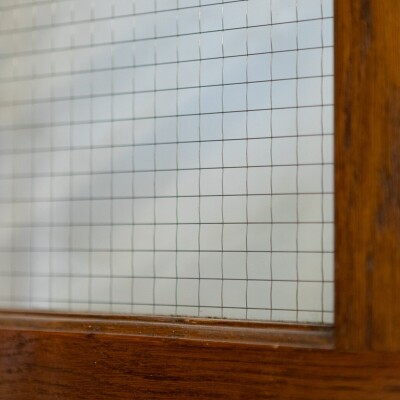 Glazed Oak Door Reclaimed from Mercers' Hall London