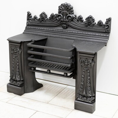 Antique Georgian Cast Iron Hob Grate