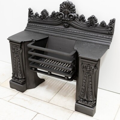 Antique Georgian Cast Iron Hob Grate