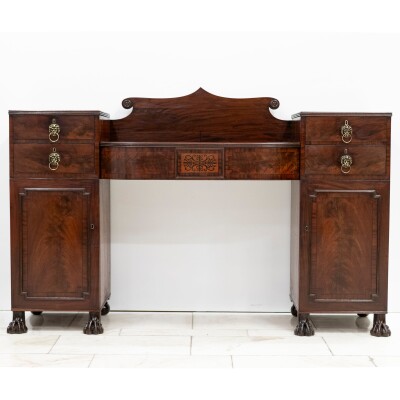 Antique Regency Mahogany Sideboard