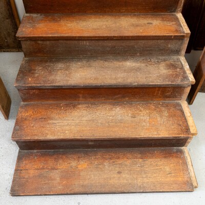 Reclaimed Mid-Century Staircase | 17 Teak Steps