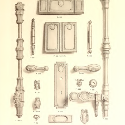 Demolition Alert: Quantity of teak windows and gilt crémone bolts