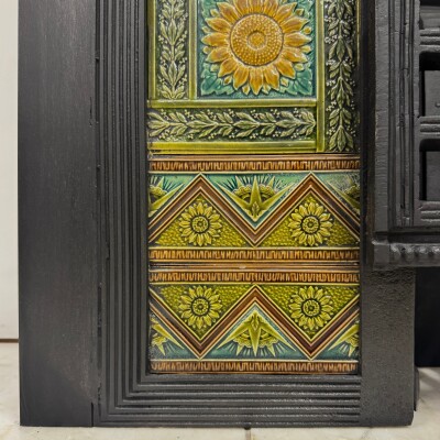 Bishop & Barnards Antique Cast Iron Insert Inspired by Thomas Jeckyll