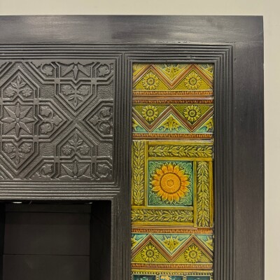 Bishop & Barnards Antique Cast Iron Insert Inspired by Thomas Jeckyll