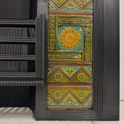 Bishop & Barnards Antique Cast Iron Insert Inspired by Thomas Jeckyll