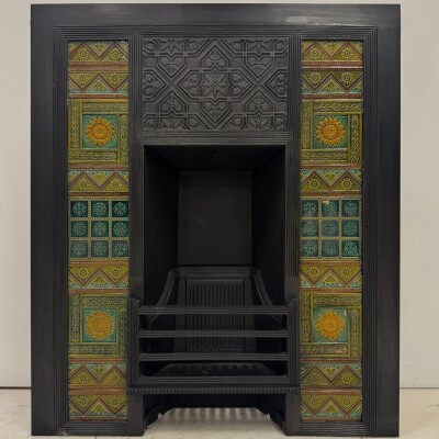 Bishop & Barnards Antique Cast Iron Insert Inspired by Thomas Jeckyll