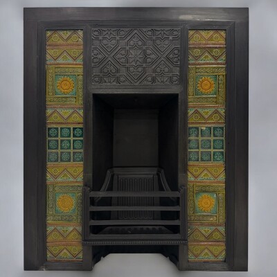 Bishop & Barnards Antique Cast Iron Insert Inspired by Thomas Jeckyll