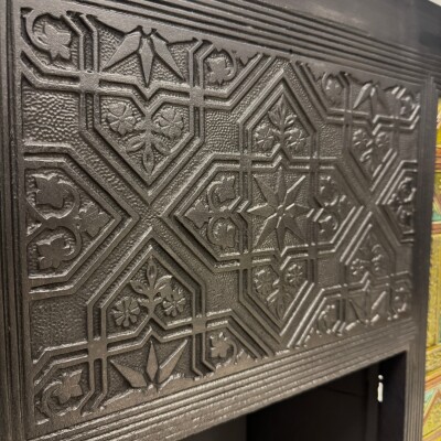 Bishop & Barnards Antique Cast Iron Insert Inspired by Thomas Jeckyll