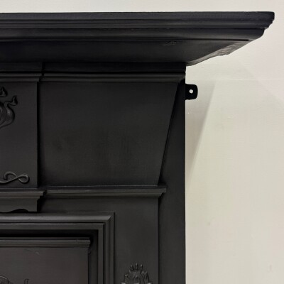 Antique Tiled Cast Iron Combination Fireplace