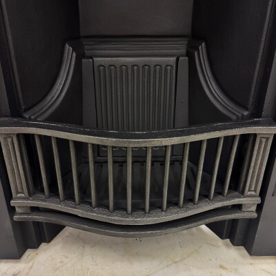 Antique Tiled Cast Iron Combination Fireplace
