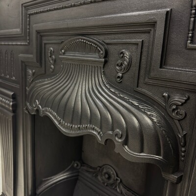 Antique Cast Iron Combination Fireplace