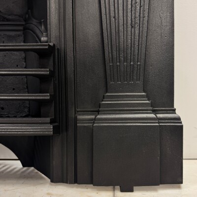 Antique Cast Iron Combination Fireplace