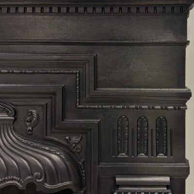 Antique Cast Iron Combination Fireplace