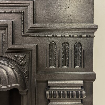 Antique Cast Iron Combination Fireplace