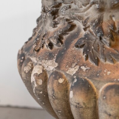 Antique Cast Terracotta Stone Urn | G Jennings