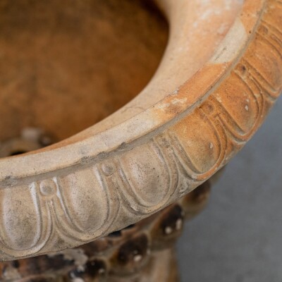 Antique Cast Terracotta Stone Urn | G Jennings
