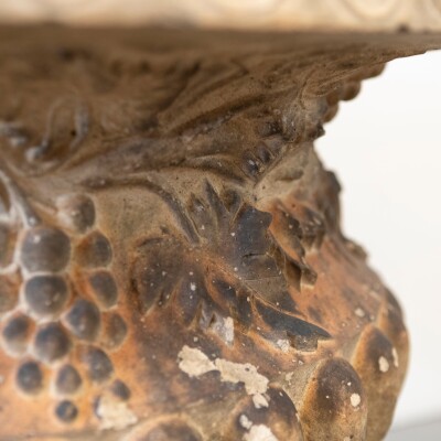 Antique Cast Terracotta Stone Urn | G Jennings