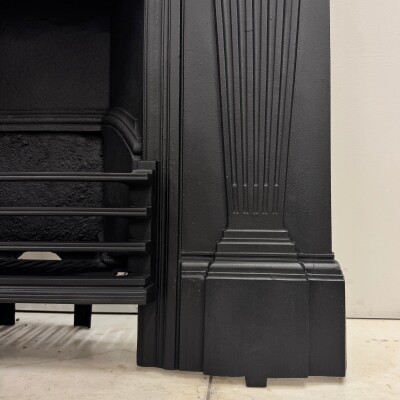 Antique Cast Iron Combination Fireplace