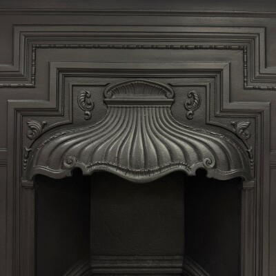 Antique Cast Iron Combination Fireplace