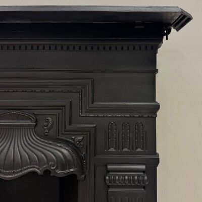 Antique Cast Iron Combination Fireplace