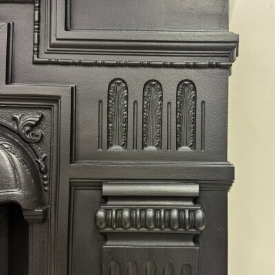 Antique Cast Iron Combination Fireplace