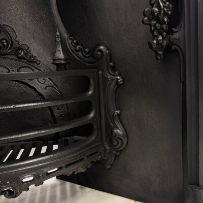 Antique Ornate Victorian Cast Iron Insert