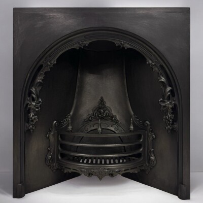 Antique Ornate Victorian Cast Iron Insert