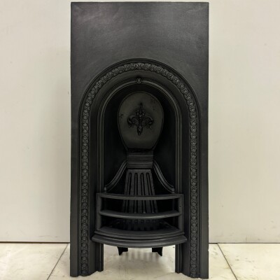 Antique Victorian Cast Iron Arched Insert