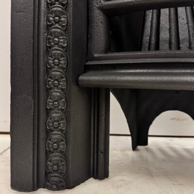 Antique Victorian Cast Iron Arched Insert