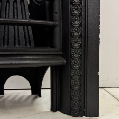 Antique Victorian Cast Iron Arched Insert