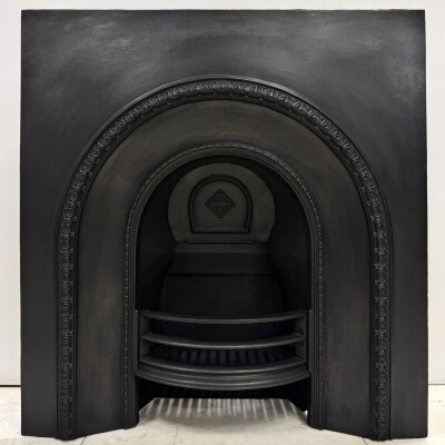 Antique Victorian Cast Iron Arched Insert
