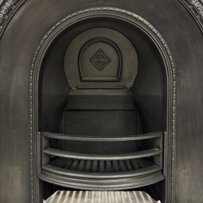 Antique Victorian Cast Iron Arched Insert