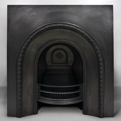Antique Victorian Cast Iron Arched Insert
