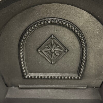 Antique Victorian Cast Iron Arched Insert