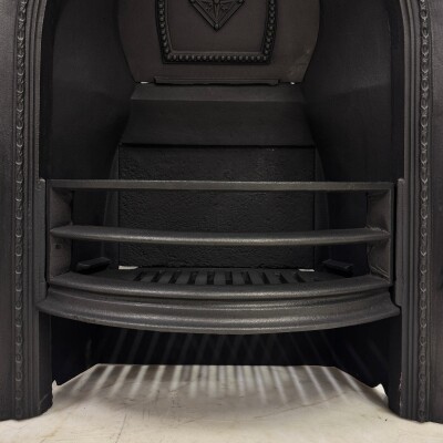 Antique Victorian Cast Iron Arched Insert