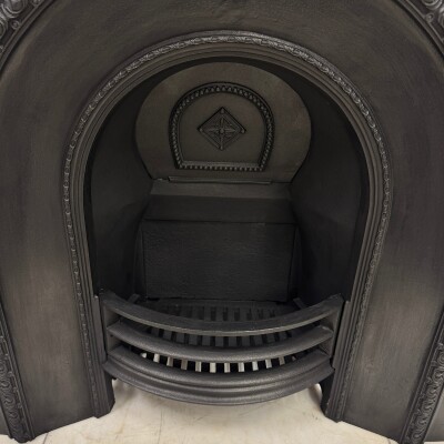 Antique Victorian Cast Iron Arched Insert