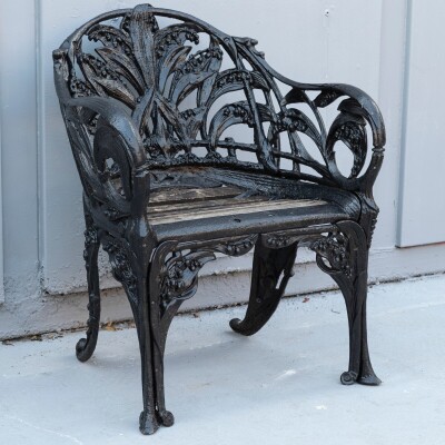 Reclaimed Coalbrookdale Style Lily Of the Valley Garden Chair