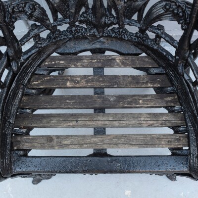 Reclaimed Coalbrookdale Style Lily Of the Valley Garden Chair