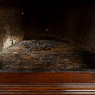 Antique Early 19th Century Oak Corner Cupboard