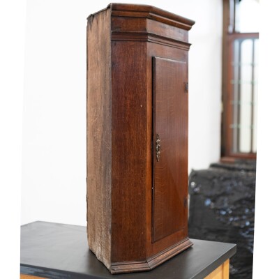 Antique Early 19th Century Oak Corner Cupboard