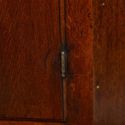 Antique Early 19th Century Oak Corner Cupboard